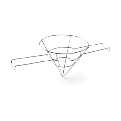 Support de filtre &agrave; graisse pour friteuse inox ⌀250x(H)240mm - Hendi