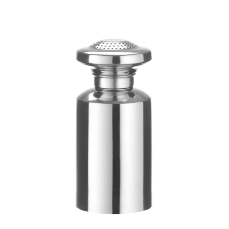 Sali&egrave;re professionnelle en acier inoxydable, &oslash;80x175mm, avec bouchon &agrave; vis - Hendi