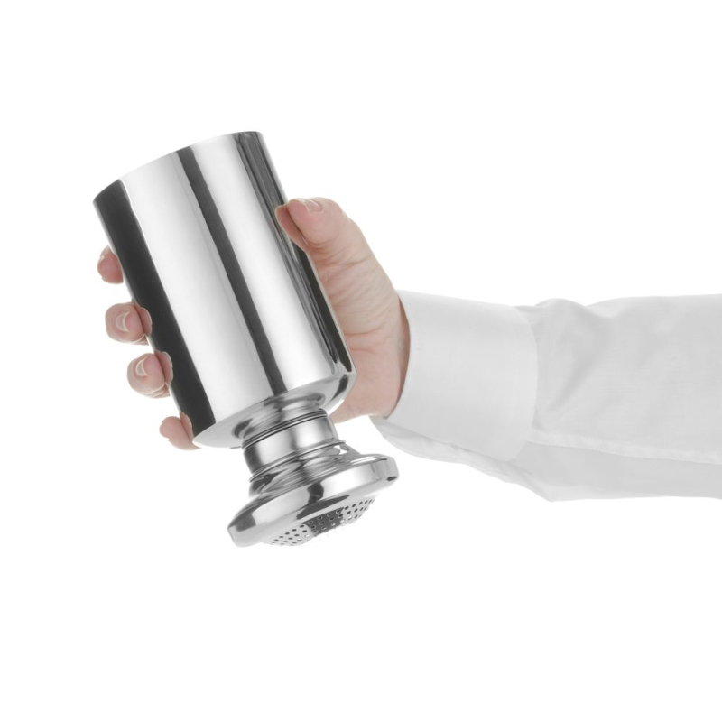 Sali&egrave;re professionnelle en acier inoxydable, &oslash;80x175mm, avec bouchon &agrave; vis - Hendi