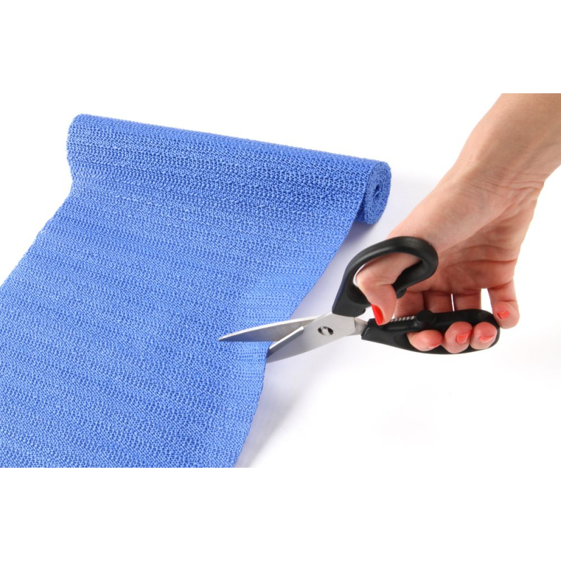 Tapis antid&eacute;rapant multifonctionnel en mousse PVC bleu 300x1500mm - Hendi