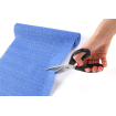 Tapis antid&eacute;rapant multifonctionnel en mousse PVC bleu 300x1500mm - Hendi