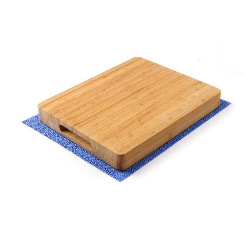 Tapis antid&eacute;rapant multifonctionnel en mousse PVC bleu 300x1500mm - Hendi