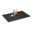 Tapis de bar professionnel en caoutchouc noir 460x9mm - Hendi