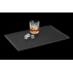 Tapis de bar professionnel en caoutchouc noir 460x9mm - Hendi