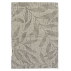 Set de table tiss&eacute; en PVC (vinyle), gris clair, 450x300mm, lot de 6 - Hendi