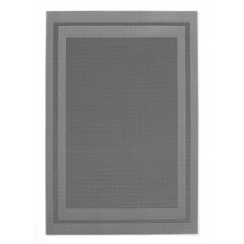 Set de table vinyle antid&eacute;rapant tiss&eacute; Graphite 450x300mm - Hendi
