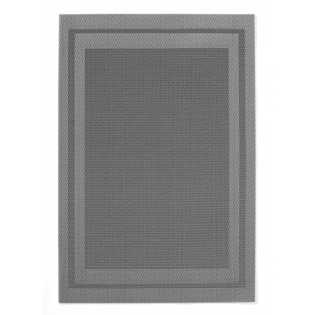 Set de table vinyle antid&eacute;rapant tiss&eacute; Graphite 450x300mm - Hendi