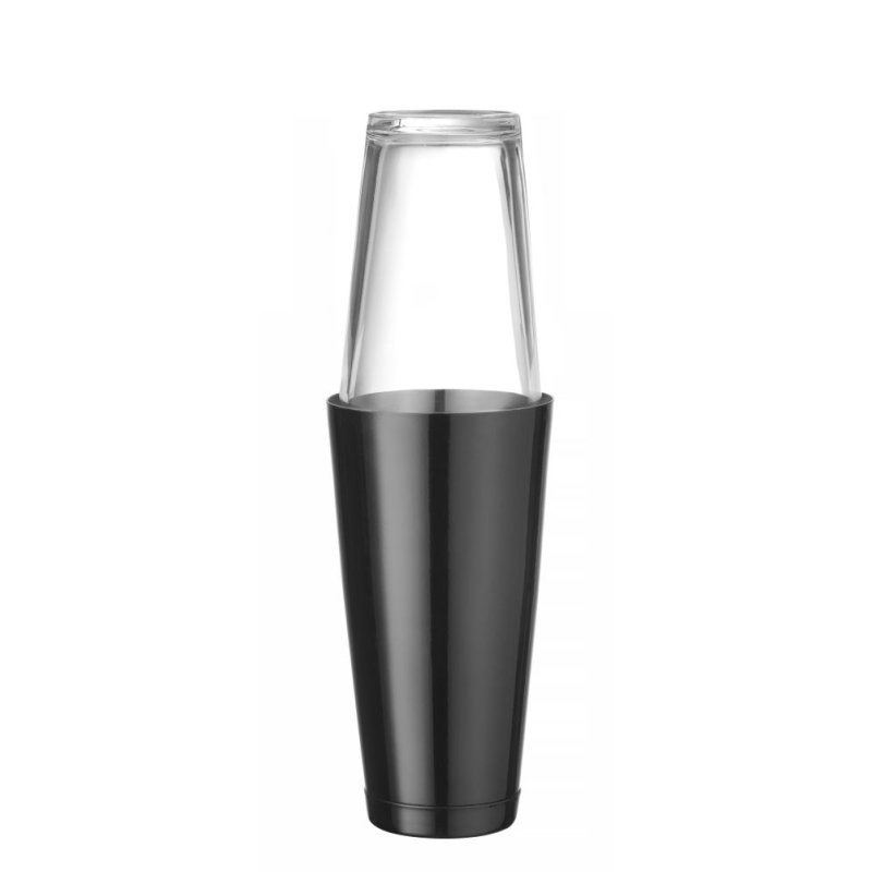 Shaker Boston Professionnel BarUp 0,8L Noir - Hendi