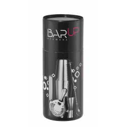 Set de Barman Inox 5 Pi&egrave;ces, Shaker, Jigger, Passoire, Pilon, Cuill&egrave;re Cocktail - Hendi