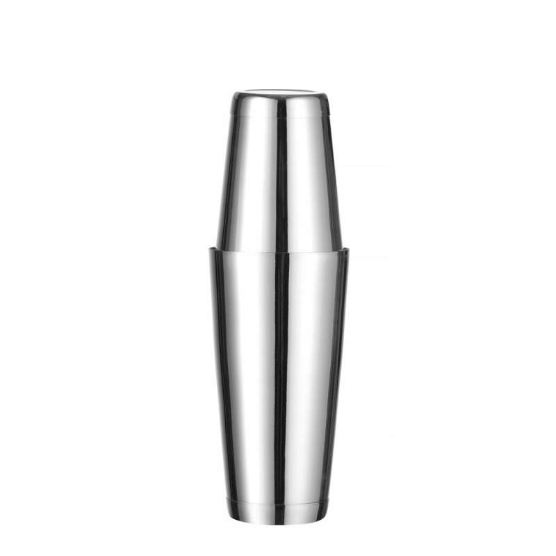 Set de Barman Inox 5 Pi&egrave;ces, Shaker, Jigger, Passoire, Pilon, Cuill&egrave;re Cocktail - Hendi