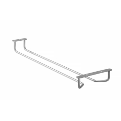 Support &agrave; Verres Sous &Eacute;tag&egrave;re Inox, 1 Rang&eacute;e BarUp - Hendi