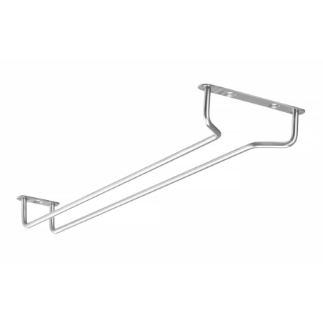 Support &agrave; Verres Sous &Eacute;tag&egrave;re Inox, 1 Rang&eacute;e BarUp - Hendi