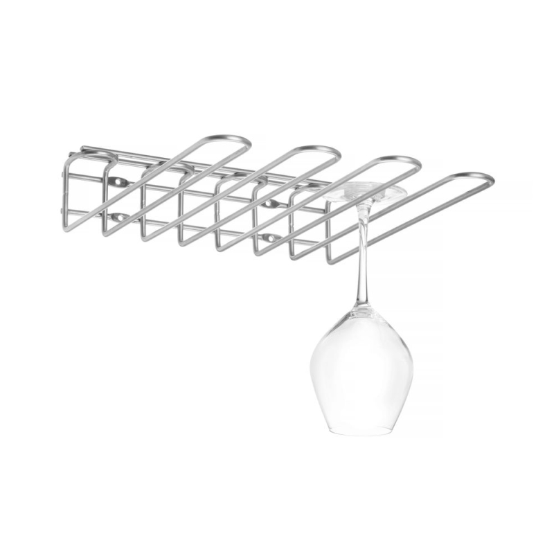 Support &agrave; verres suspendu en acier inoxydable 3 rang&eacute;es BarUp - Hendi