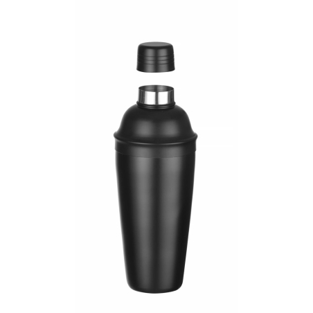 Shaker Cobbler Acier Inoxydable 3 Pi&egrave;ces Noir BarUp 85x240mm - Hendi