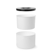 Seau &agrave; gla&ccedil;ons BarUp double paroi 10L, Blanc, ⌀292x(H)220mm - Hendi
