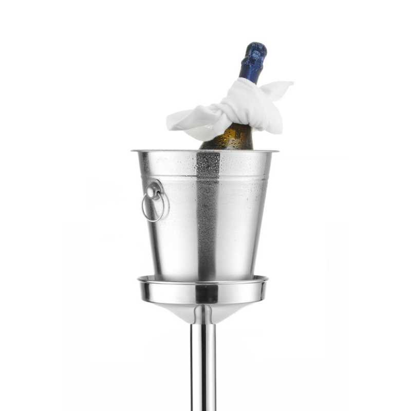 Porte-seau &agrave; glace professionnel inox BarUp ⌀185x(H)750mm - Hendi