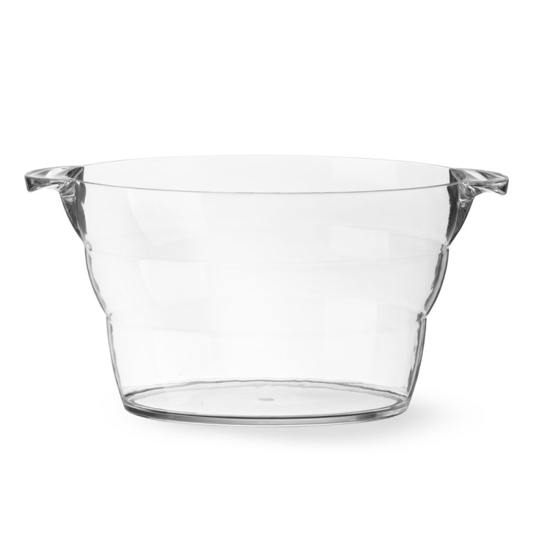 Vasque Ovale Transparente pour Bouteilles, 470x290x232mm - Hendi