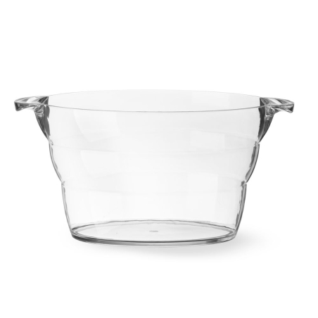 Vasque Ovale Transparente pour Bouteilles, 470x290x232mm - Hendi