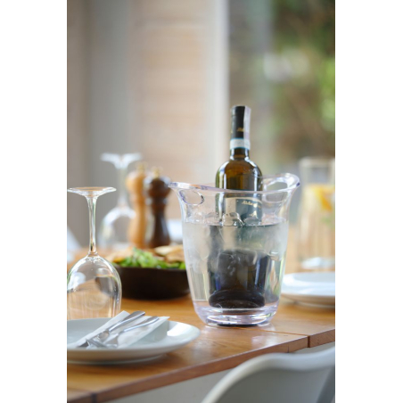 Seau &agrave; glace transparent BarUp 3L, dimensions 220x185x226mm - Hendi