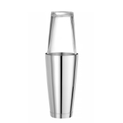 Shaker Boston Professionnel Barman en Inox 0,8L, ⌀90x177mm, Lavable au Lave-Vaisselle - Hendi