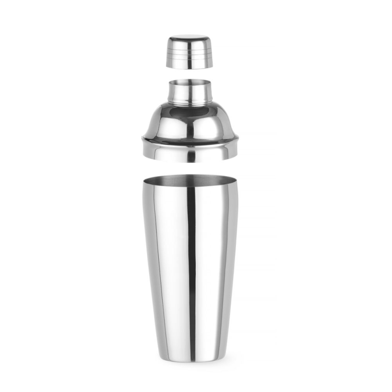 Shaker Cobbler 3 Pi&egrave;ces Inox Lave-Vaisselle Barman 0,75L - Hendi