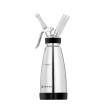 Siphon &agrave; Chantilly Thermo en Inox Double Paroi, 0,5 L, Chaud/Froid, avec Douilles et Brosse de Nettoyage - Hendi