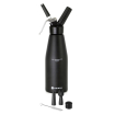 Siphon &agrave; Chantilly Professionnel Kitchen Line, 0,95L, Noir, en Aluminium - Hendi
