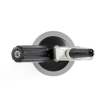 Siphon &agrave; Chantilly Professionnel Kitchen Line, 0,95L, Noir, en Aluminium - Hendi