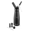Siphon &agrave; Chantilly Professionnel Aluminium Noir 0,5L Kitchen Line - Hendi