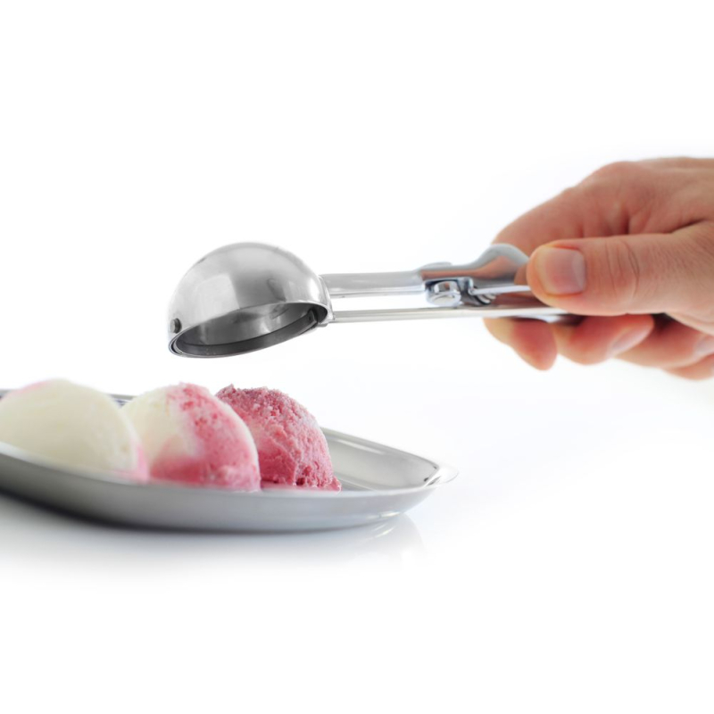 Portionneur &agrave; glace Kitchen Line professionnel Inox 18/8, ⌀56mm, 1/20 - Hendi