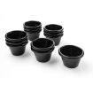 Ramequins Noirs 12 Pi&egrave;ces 0,045L ⌀60x(H)35mm - Hendi
