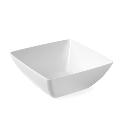 Saladier carr&eacute; en m&eacute;lamine blanc 270x270x105mm - 561584 - Hendi