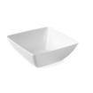 Saladier carr&eacute; en m&eacute;lamine blanc 270x270x105mm - 561584 - Hendi