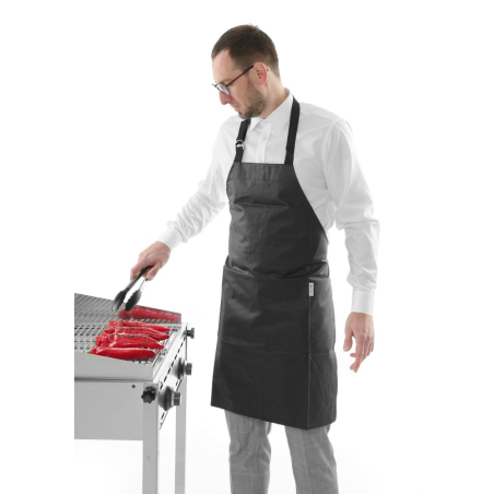 Tablier de Barbecue en Coton Ignifuge 810x660mm Professionnel - Hendi