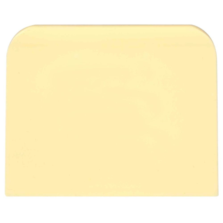 Racloir Coupe-P&acirc;te Rectangulaire Inox - Set de 6 Pi&egrave;ces 120x96mm - Hendi