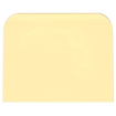 Racloir Coupe-P&acirc;te Rectangulaire Inox - Set de 6 Pi&egrave;ces 120x96mm - Hendi