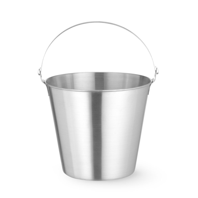 Seau de cuisine professionnel en acier inoxydable 12L Kitchen Line - Hendi