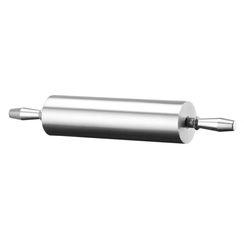 Rouleau &agrave; P&acirc;tisserie Aluminium Professionnel avec Roulements, ⌀90x545mm - Hendi