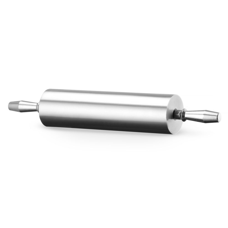 Rouleau &agrave; P&acirc;tisserie Aluminium Professionnel avec Roulements, ⌀90x545mm - Hendi