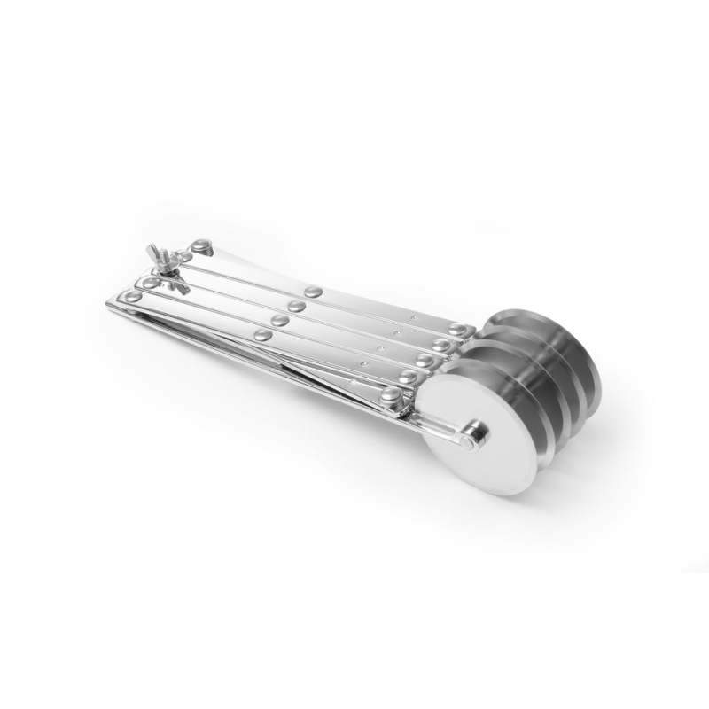 Rouleau multi-coupe professionnel avec 5 roulettes inox, r&eacute;glable 13-125mm - Hendi