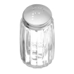 Set Sali&egrave;re Poivri&egrave;re Verre Bouchon Acier Inoxydable, ⌀40x(H)70mm - Hendi