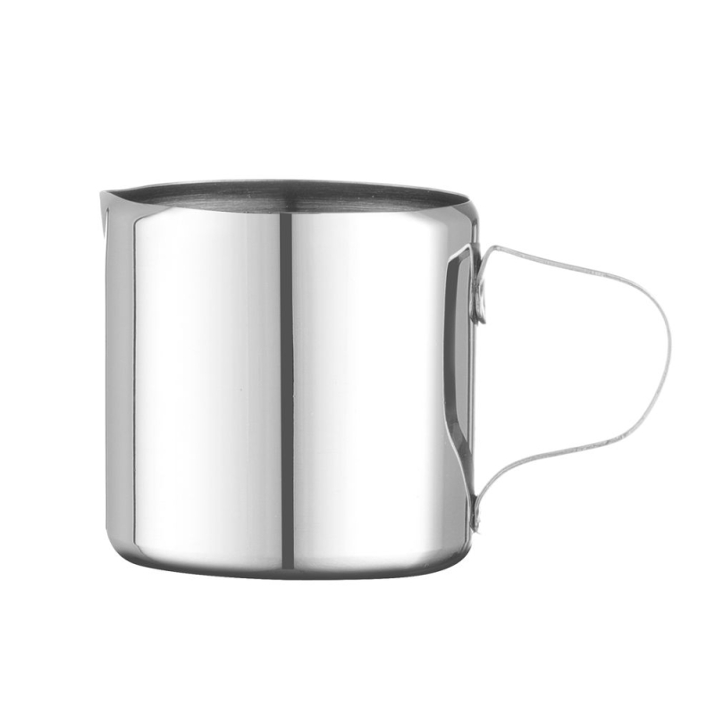 Pot &agrave; lait professionnel 0,03L en acier inoxydable, bec verseur, ⌀35mm, H35mm - Hendi