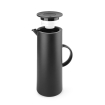 Verseuse isotherme noire 1L double paroi en verre - Hendi