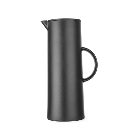 Verseuse isotherme noire 1L double paroi en verre - Hendi