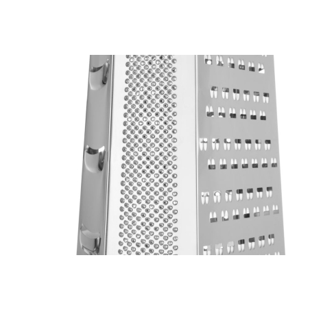 R&acirc;pe &agrave; 6 faces en acier inoxydable, multi-fonctions, 135x113x(H)215mm - Hendi