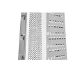 R&acirc;pe &agrave; 6 faces en acier inoxydable, multi-fonctions, 135x113x(H)215mm - Hendi