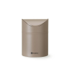 Poubelle de Table M&eacute;tal 1,2L Beige avec Couvercle Pivotant - Hendi