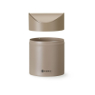 Poubelle de Table M&eacute;tal 1,2L Beige avec Couvercle Pivotant - Hendi