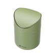 Mini poubelle de table professionnelle 1,2L, couvercle pivotant, m&eacute;tal vert - Hendi