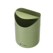 Mini poubelle de table professionnelle 1,2L, couvercle pivotant, m&eacute;tal vert - Hendi
